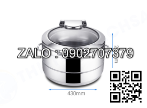 Nồi Hâm Buffet Chữ Nhật Nắp Kiếng NF2166