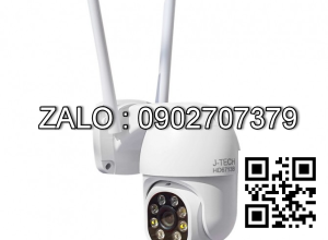 CAMERA WIFI IP J-TECH HD6713B (2MP, XOAY, SMART LIGHT)
