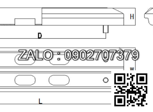 Guốc cao su 400BP 400*130*60 Pitch=155.6 h=22 Bolt=M14 D*d=300*57