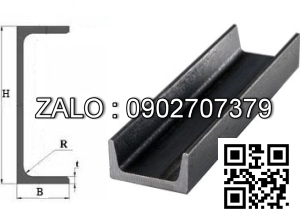 Thép hình U160(74kg)x6000 Xanh