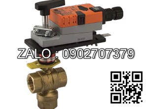 Van bi thau lắp ren 3 ngã DN350