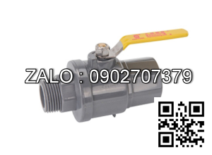 van nhựa bi inox tay gạt phi 21