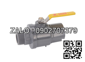 van nhựa bi inox tay gạt phi 34