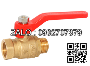 Van bi đồng tay gạt nối ren 4″