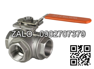 Van bi inox tay gạt nối ren