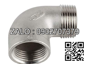 co góc 90 ren ngoài , ren trong Inox 201 4