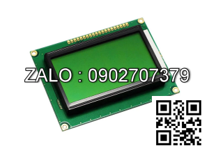 Man hinh InteliMains, Graphic LCD 12864 Detail : -Man hinh cho intelimains: Graphic LCD 12864, Mau nen: Xanh la chu den do phan giai:128 x 64, dien ap: 5Vdc, Driver: KS0107/KS0108, K ich thuoc: 93*70*13.5mm
