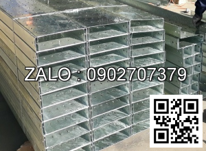 Máng cáp mạ nhúng nóng 100x50mm, 2.0mm
