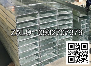 Máng cáp mạ nhúng nóng 400x50mm, 2.0mm