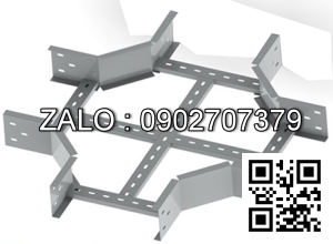 Ngã tư thang cáp (X thang cáp) 400x150mm, 1mm