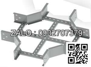 Ngã tư thang cáp (X thang cáp) 500x100mm, 1.2mm