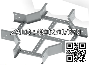 Ngã tư thang cáp (X thang cáp) 300x75mm, 1.5mm