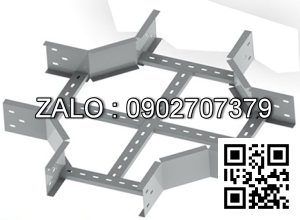 Ngã tư thang cáp (X thang cáp) 600x200mm, 1.5mm