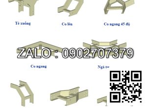 Co xuống thang cáp 600x50mm, 1mm