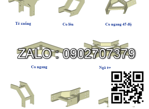 Co xuống thang cáp 400x50mm, 1.2mm