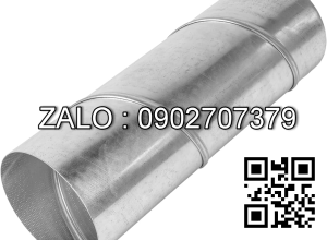 Hệ thống thông gió không khí ống xoắn ốc mạ kẽm