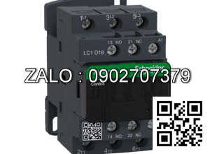 Contactor LC1D18E7, 3P - 18A - 48V