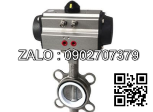 Van bướm INOX điều khiển khí nén Kosaplus DN20