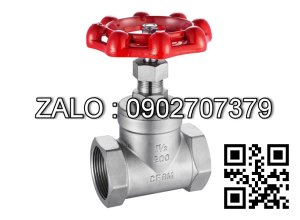 Van cửa ren Inox 304 DN200