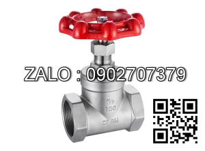 Van cửa ren Inox 201 DN150