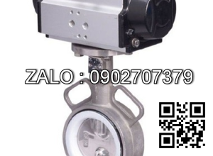 Van bướm Inox 304 khí nén DN4