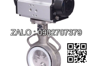 Van bướm Inox 304 khí nén DN10