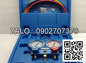 Bộ đồng hồ nạp gas  điều hòa Φ80 VMG-2-R410A-02