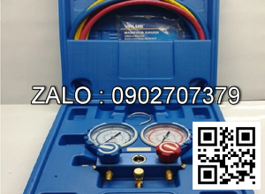 Bộ đồng hồ nạp gas  điều hòa Φ80 VMG-2-R410A-02