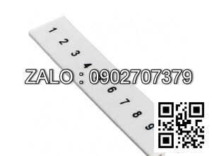 Thanh ghi nhãn đánh số Leipole ZB10-1-10