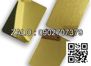 Nhãn thép pupcoil màu vàng 140x120mm