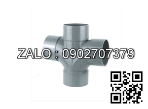 Tứ thông 88 độ nhựa phi 34 Tiền Phong