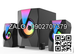 Loa 2.1 AAP E012 Chính Hãng (AUX, Bluetooth, USB, Thẻ Nhớ, FM, Remote)