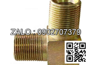 Co nối thủy lực 2 đầu ren ngoài đồng thau phi 42mm , G 1 1/4