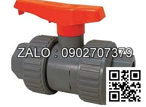 Van khóa nước nhựa tay gạt Inox màu đỏ 160 Bình Minh