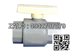 Van khóa nước nhựa tay gạt nước nhựa màu trắng 21 Bình Minh