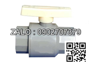 Van khóa nước nhựa tay gạt nước nhựa màu trắng 140 Bình Minh