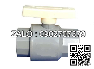 Van khóa nước nhựa tay gạt nước nhựa màu trắng 200 Bình Minh