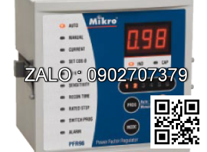 Bộ điều khiển tụ bù 8 cấp PFR80, 380V