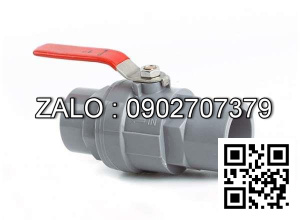 Van khóa nước nhựa tay vặn Inox màu trắng 200 Tiền Phong