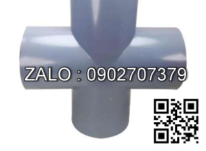 Ống nối nhựa chữ thập 60 Tiền Phong