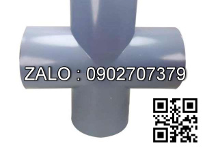 Ống nối nhựa chữ thập 114 Tiền Phong