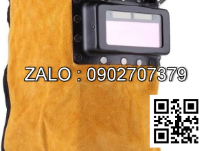 Mặt nạ da bò có kính hàn điện tử tự động tối màu