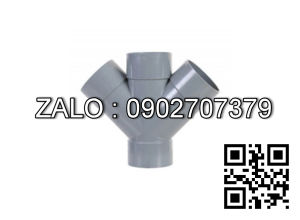 tứ thông 45 độ nhựa phi 27 Đạt Hòa