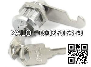 Khóa tủ hình trụ 16mm có 2 chìa