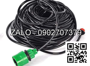 Dây tưới cỏ 50m loại mềm màu đen