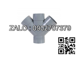 tứ thông 45 độ nhựa phi 49