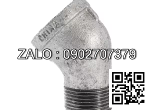 Co ren 45° ( co lơi ) BSPT - INOX 304 DN32