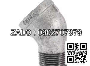 Co ren 45° ( co lơi ) BSPT - INOX 304 DN40