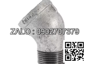 Co ren 45° ( co lơi ) BSPT - INOX 304 DN80