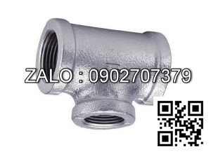 Tê ren điều BSPT - INOX 304 DN25